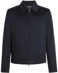 ZEGNA - Oasi Hemdjacke Mit Reißverschluss - Lyst