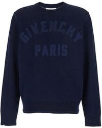 Givenchy - Katoenen Trui Met Letterdetail - Lyst