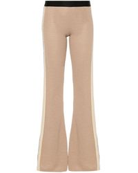 Palm Angels - Logo Tape Knitted Trousers - Lyst
