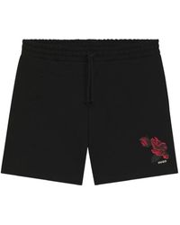 HUGO - Dagety Floral-Print Drawstring-Fastening Shorts - Lyst