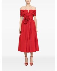Nissa - Off-Shoulder Floral Dress - Lyst