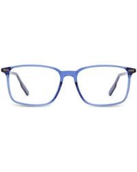 ZEGNA - Stud-Detail Rectangular Glasses - Lyst