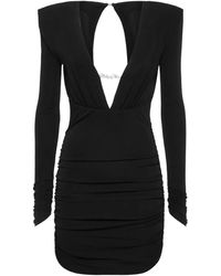 Philipp Plein - Mini-Jurk Met Watervalhals - Lyst