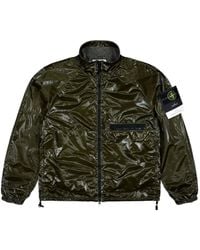 Stone Island - Jacke mit Kompass-Patch - Lyst