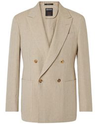 ZEGNA - Double-Breasted Oasi Jacket - Lyst