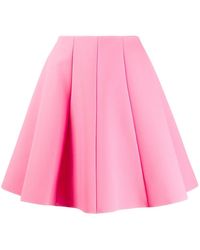 MSGM Юбка Со Вставками - Розовый