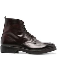 Alberto Fasciani - Caleb Leather Ankle Boots - Lyst