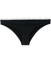Stella McCartney - Scallop-Trim Bikini Bottoms - Lyst