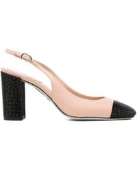 Rene Caovilla - Pumps mit Kristallen 90mm - Lyst