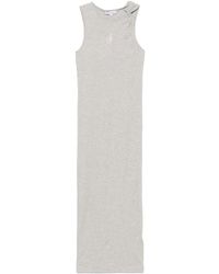 JW Anderson - Vestido largo con logo bordado - Lyst