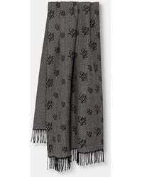 Liu Jo - Écharpe À Motif Monogrammé Et Chevrons - Lyst