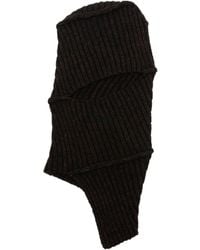 MM6 by Maison Martin Margiela - Exposed-seam Knitted Balaclava - Lyst