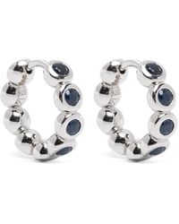 Missoma - Tennis Small Hoop Earrings - Lyst
