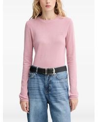 HUGO - Jersey con logo bordado - Lyst