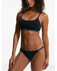 Juicy Couture - Logo-Tape Scoop-Neck Bralettes (Set Of Three) - Lyst