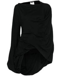 Junya Watanabe - Asymmetric Draped Sweater - Lyst
