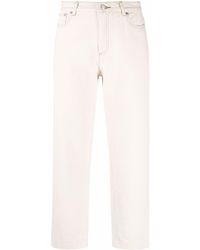 A.P.C. - High-waist Cropped Jeans - Lyst