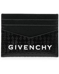 Givenchy - Tarjetero de piel con logo - Lyst