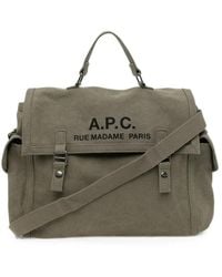 A.P.C. - Sac Porté Épaule À Logo Imprimé - Lyst