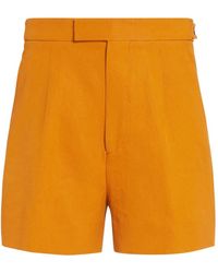 ZEGNA - リネン ショートパンツ - Lyst