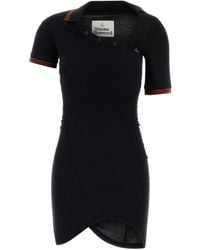 Vivienne Westwood - Glory Cotton Asymmetric Polo Dress - Lyst