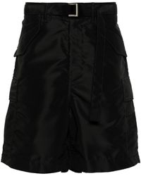 Sacai - Belted Cargo Shorts - Lyst