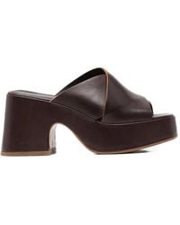 CURIOSITÉ - Maverik Crossover-Strap Sandals - Lyst