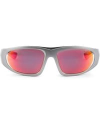 Prada - Linea Rossa Sonnenbrille Mit D-Gestell - Lyst