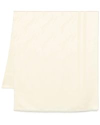 Twinset - Bufanda con logo en jacquard - Lyst