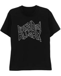 Sacai - Graphic Crew Neck T-Shirt - Lyst