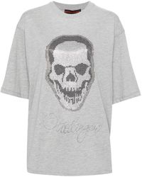 OTTOLINGER - Rhinestone-embellished T-shirt - Lyst
