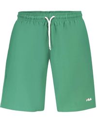 Fila - Tinelli Drawstring Logo-Print Shorts - Lyst