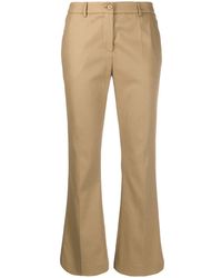 PT01 Укороченные Расклешенные Брюки Jaine - Естественный