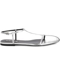 Jil Sander - Leather Sandals - Lyst