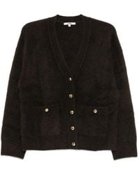 Maje - Button-Front V-Neck Cardigan - Lyst
