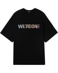 we11done - Logo-Print T-Shirt - Lyst