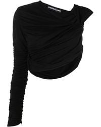 ANDREADAMO - Draped Asymmetric Top - Lyst
