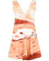 JW Anderson - プリント Vネックドレス - Lyst