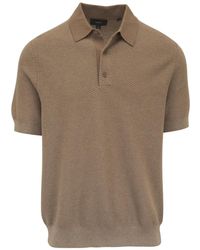 Vince - Short-Sleeve Polo Shirt - Lyst