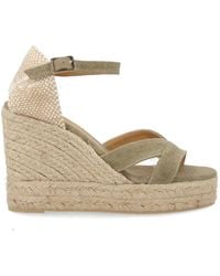 Castañer - Bruna Ankle-Strap Wedge Espadrilles - Lyst
