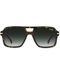 Carrera - Tortoiseshell-Effect Pilot-Frame Sunglasses - Lyst