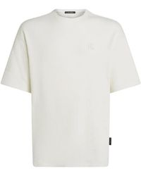 KARL LAGERFELD - Textured Monogram T-Shirt - Lyst