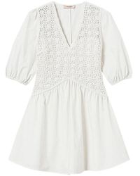 Twinset - Robe À Manches Bouffantes - Lyst