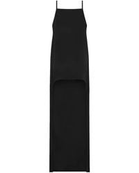 Courreges - Robe En Satin À Dos-Nu - Lyst