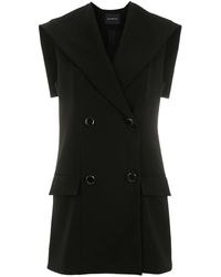 Olympiah - Veste Croisée À Design Sans Manches - Lyst