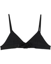 Coperni - Rosette-Detail Bikini Top - Lyst