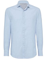 Brunello Cucinelli - Oxford Shirt - Lyst