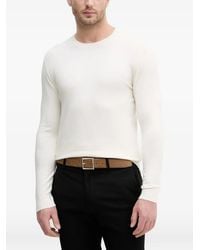 Sisley - Crew-Neck Long-Sleeve Sweater - Lyst
