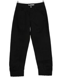 Jil Sander - Jean À Patch Logo - Lyst