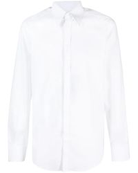 Dolce & Gabbana - Hemd Mit Spitzem Kragen - Lyst